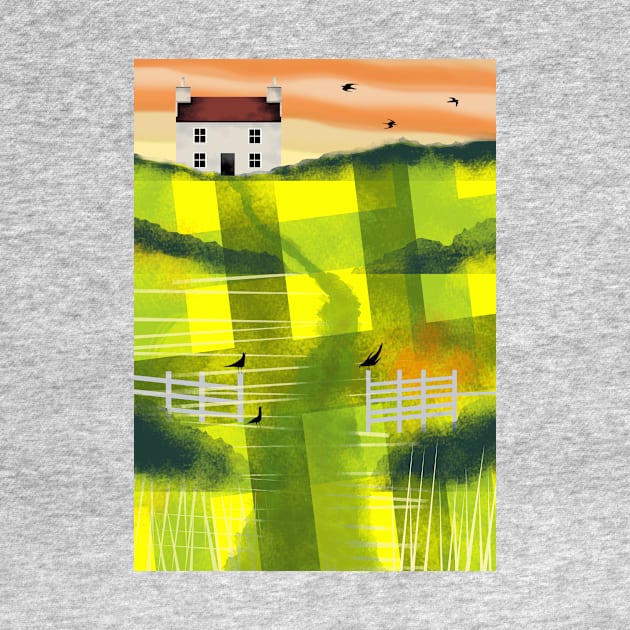 House on Hill by Scratch